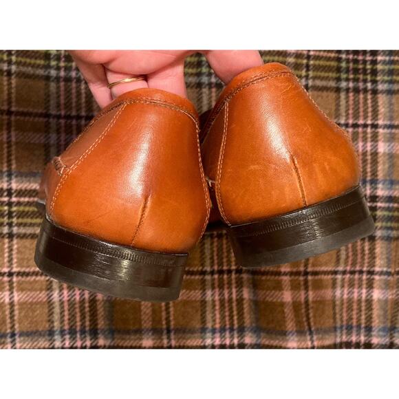 Bally Men's Loafers Horsebit Cognac Leather ~ Sz 11D ~ Quiet Luxury So Good! - Picture 5 of 10